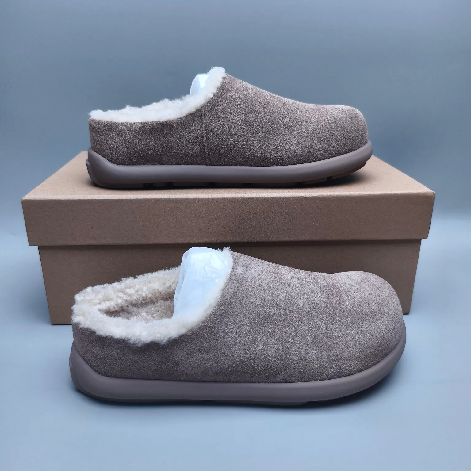 💰480 UGG sheepskin all-in-one snow boots 5098 slip-on home shoes Color: Maroon Antelope Brown Twilight Matching code: 35-40